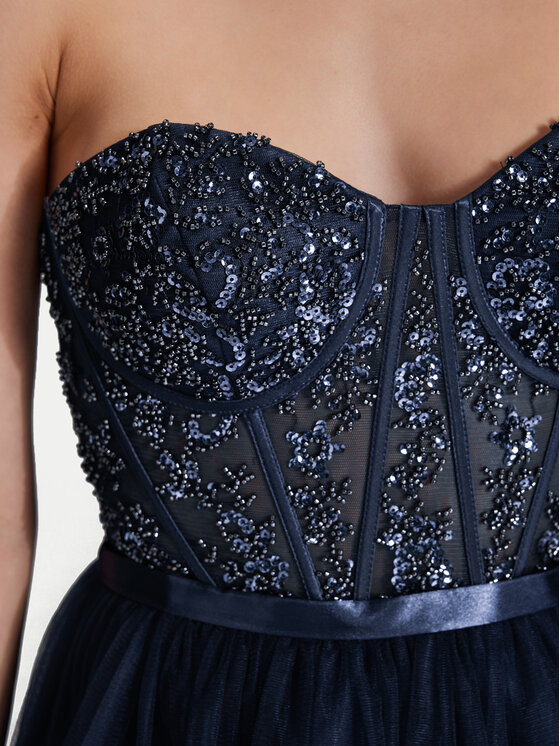 Hey Kyla Hey Kyla Õhtune kleit 5AI073HK Tumesinine Regular Fit