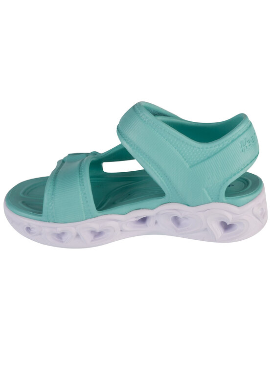 Skechers Skechers Sandały Skechers Heart Lights Sandal - Always Flashy Zielony