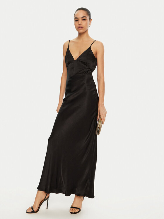 Bardot Bardot Официална рокля 57516DB7 Черен Regular Fit