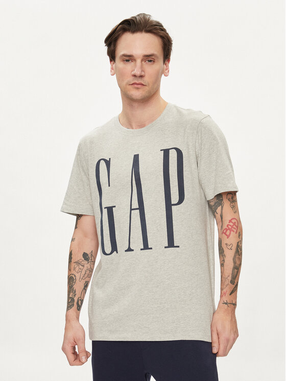 Gap T-shirt 866774-02 Siva Regular Fit