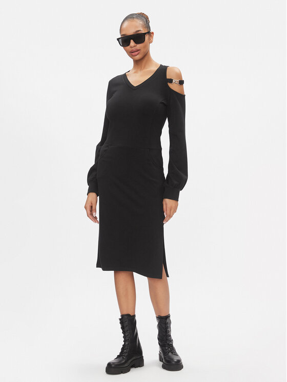 Liu Jo Sport Liu Jo Sport Vsakodnevna obleka TA4057 JS182 Črna Regular Fit