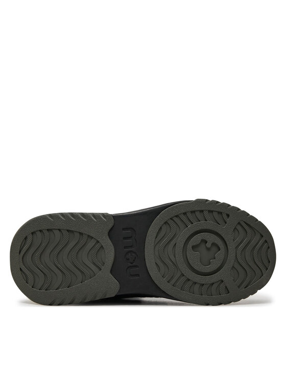 Mou Mou Μπότες Χιονιού Eskimo Jogger Glitter FW421001A Μαύρο
