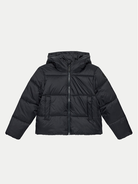 4F 4F Žieminė striukė 4FJWAW24TDJAM463 Juoda Loose Fit