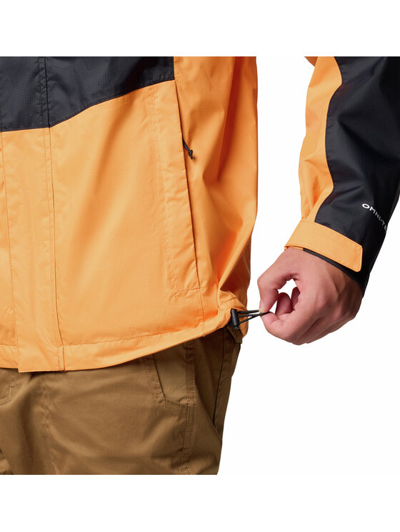 Columbia Columbia Kurtka przejściowa Pouring Adventure III Jacket Pomarańczowy Regular Fit