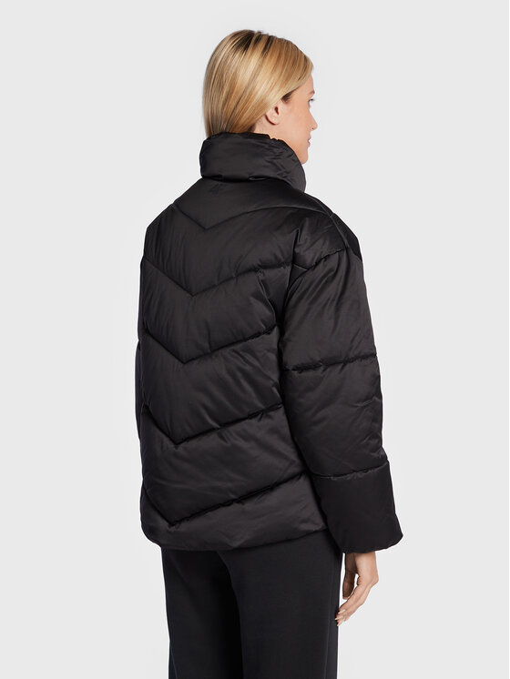 4F 4F Демісезонна куртка H4Z22-KUDP019 Чорний Regular Fit