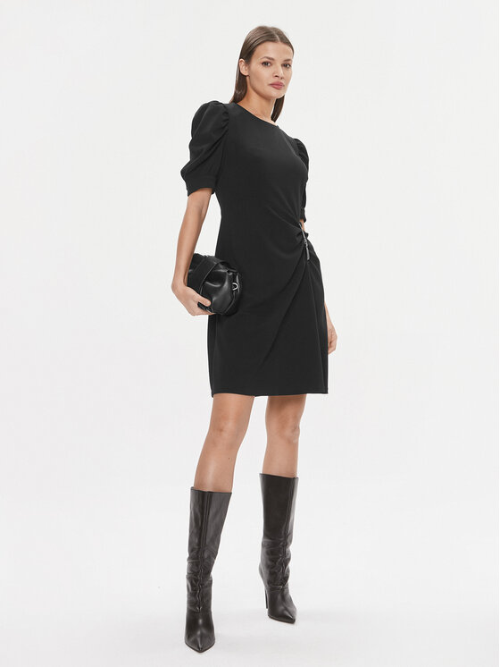 DKNY DKNY Kleid für den Alltag DD3K1460 Schwarz Regular Fit