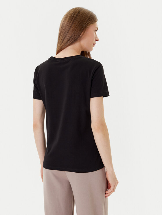 Guess Guess Tricou V5YI08 J1314 Negru Regular Fit