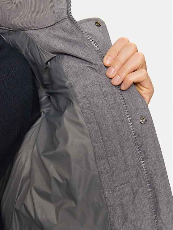 Sisley Sisley Télikabát 2WYCSN03M Szürke Regular Fit