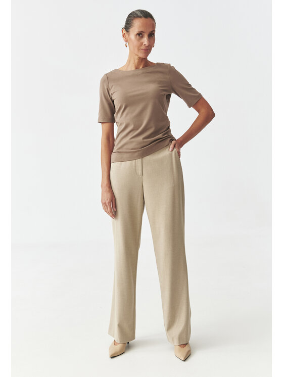 TATUUM TATUUM Blúzka LUMIKO Béžová Classic Fit
