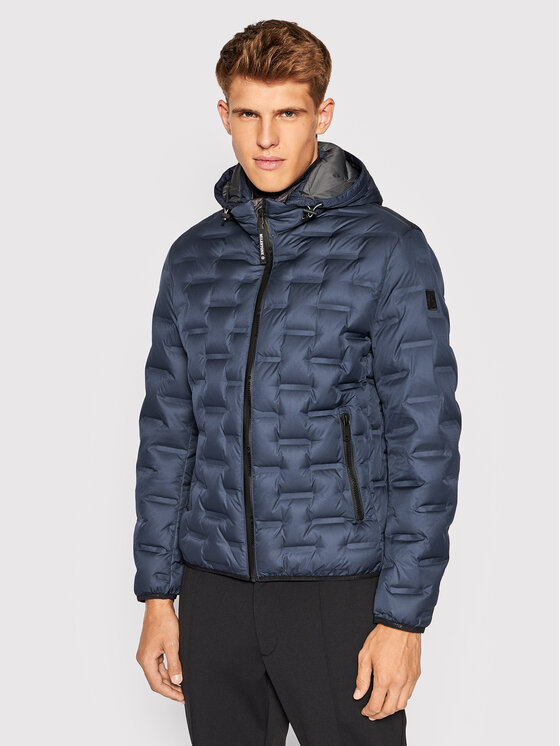 Milestone Milestone Giubbotto piumino Omega 230341 60190 Blu scuro Regular Fit