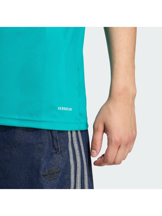 adidas adidas Koszulka techniczna 158373 Turkusowy Slim Fit
