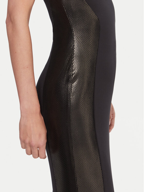 Elisabetta Franchi Elisabetta Franchi Cocktail obleka AB-838-57E2-V480 Črna Slim Fit