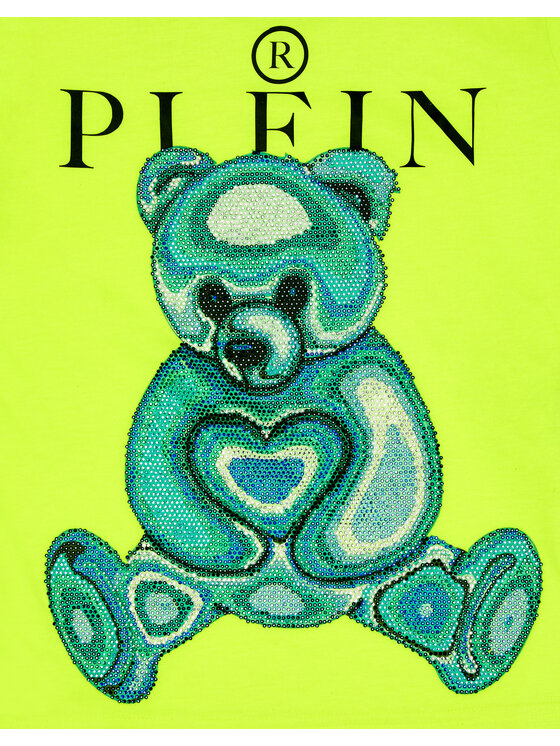 PHILIPP PLEIN PHILIPP PLEIN T-shirt 27787 Giallo Regular Fit