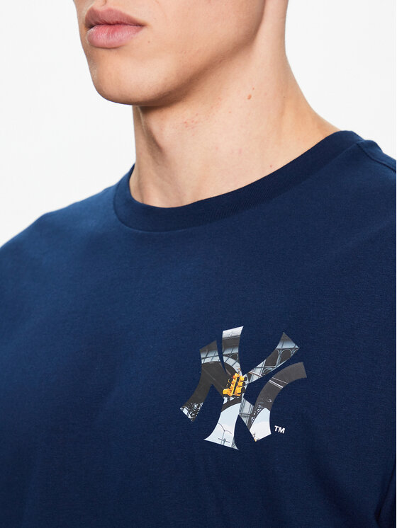 Champion Champion T-Shirt 218923 Tmavomodrá Relaxed Fit