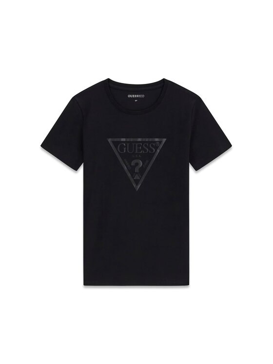 Guess Guess T-Shirt 183155 Czarny Classic Fit