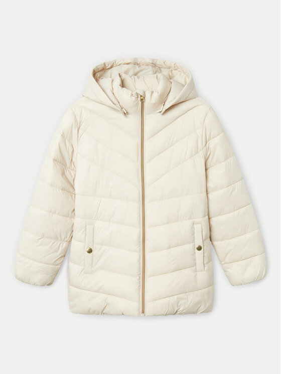 NAME IT NAME IT Μπουφάν χειμωνιάτικο 13227825 Μπεζ Regular Fit