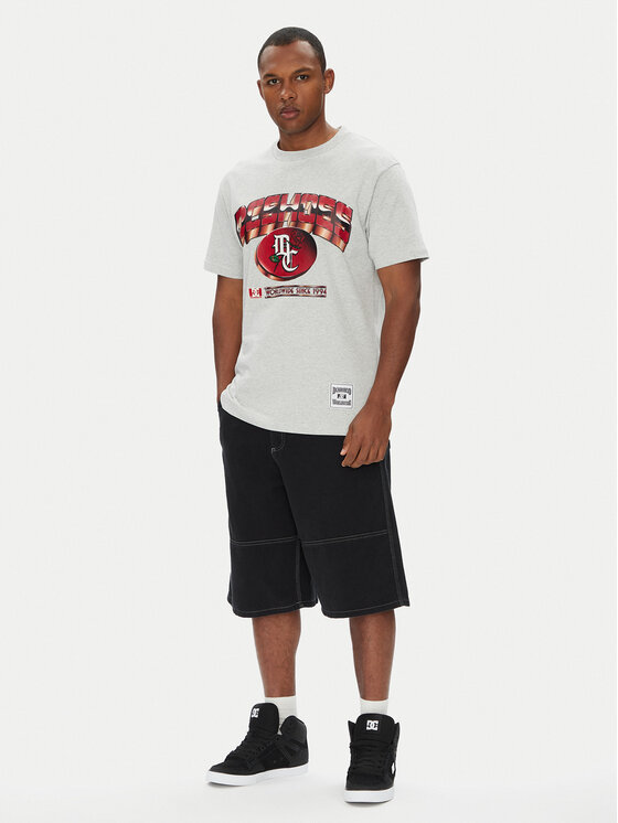 DC Shoes DC Shoes T-Shirt Change ADYZT05462 Szary Regular Fit