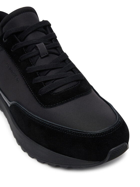 Calvin Klein Calvin Klein Sneakersy Low Top Lace Up Repreve Mix HM0HM01714 Czarny
