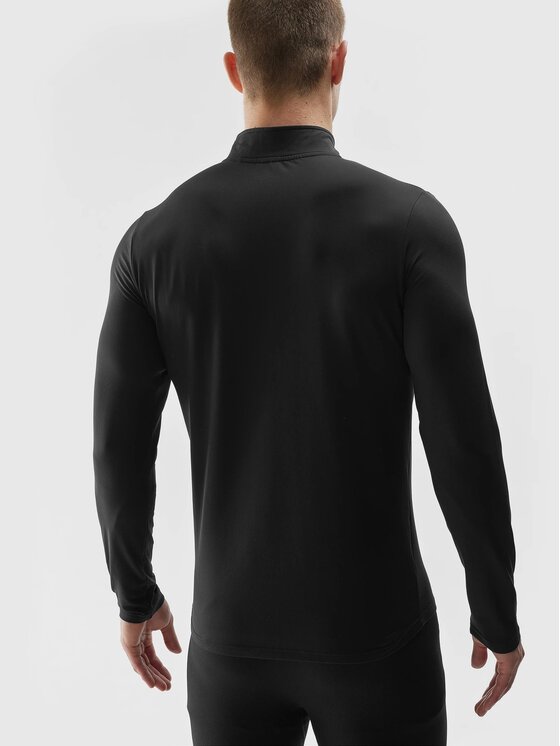 4F 4F Longsleeve 4FAW23UBRUM035-20S Czarny Regular Fit