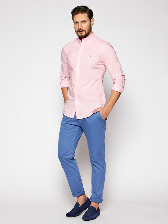 Polo Ralph Lauren Hemd Slbdppcs 710812198007 Rosa Slim Fit | Modivo.de
