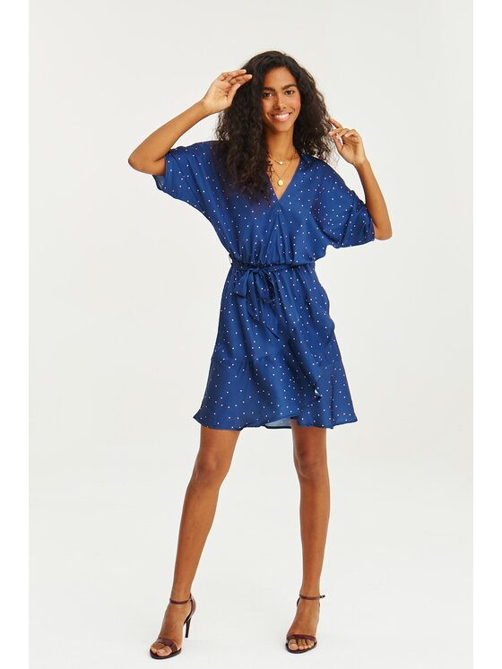 NAOKO NAOKO Každodenné šaty Dolce Notte Tmavomodrá Regular Fit