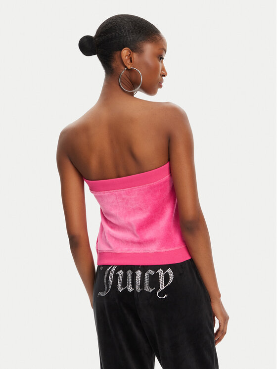 Juicy Couture Juicy Couture Top Heritage JCGCT125023 Ružová Slim Fit