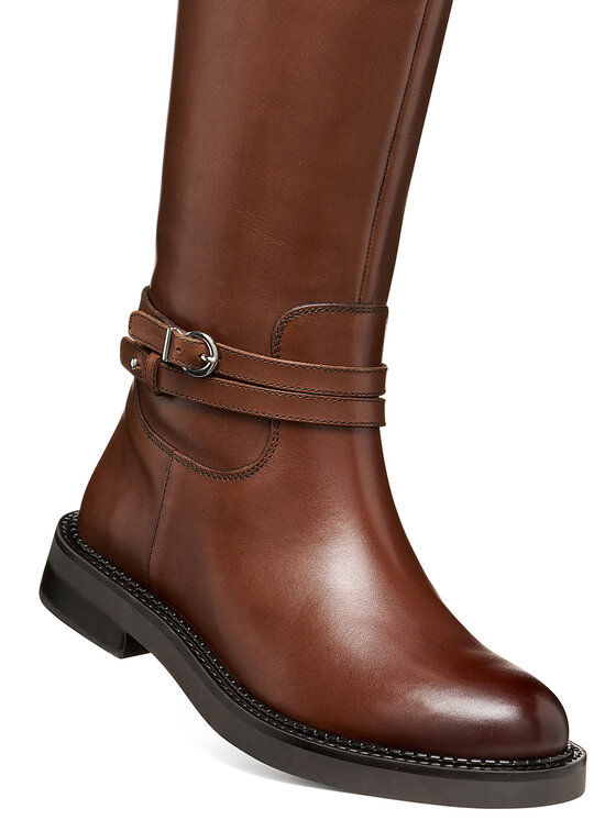 Geox Geox Cizme lungi riding D Serilda D56WYA 43 C6006 Maro