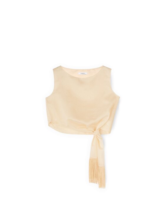 Motivi Motivi Blusa 2094Q002004N011 Crema Regular Fit