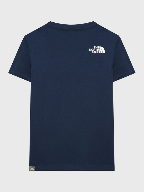 The North Face The North Face T-shirt Easy NF0A82GH Tamnoplava Regular Fit