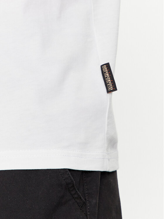 Napapijri Napapijri T-shirt S-Manta NP0A4HQH Bijela Regular Fit