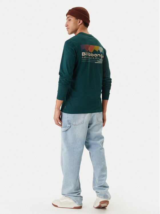 Billabong Billabong Тениска с дълъг ръкав Range EBYZT00391 Зелен Regular Fit