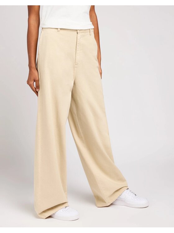 Lee Lee Pantaloni di tessuto CHINO RELAXED Grigio Loose Fit