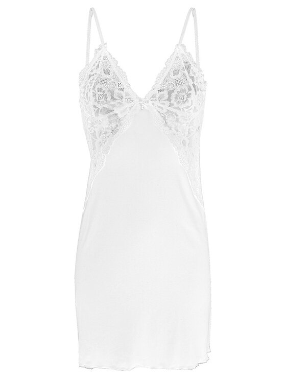 DKaren Lingerie DKaren Lingerie Halka Flawia Écru Classic Fit