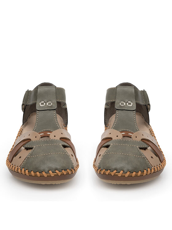 Rieker Sandalen M1655-54 Grün | Modivo.de