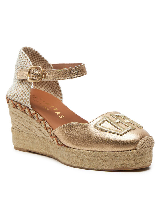 Hispanitas Hispanitas Espadrillid Boleromet-V24 HV243449 Kuldne