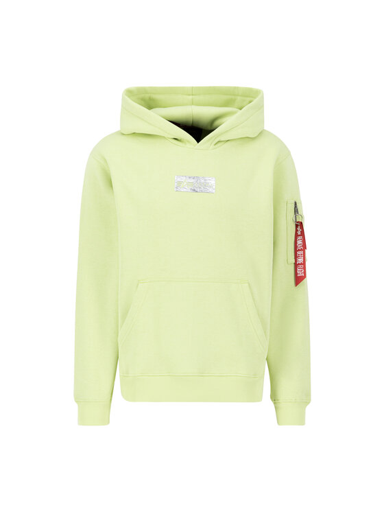 Alpha Industries Alpha Industries Bluza Metal Plate Hoodie Żółty Regular Fit
