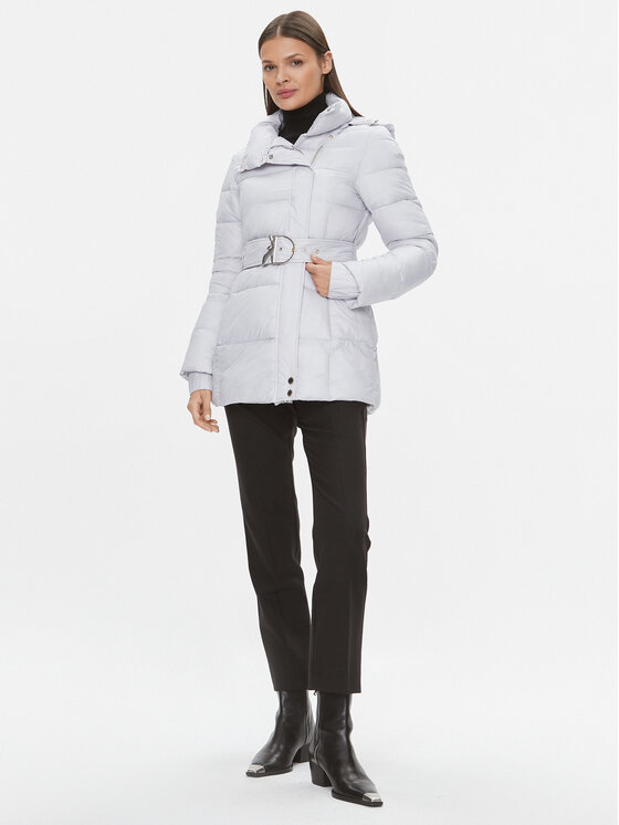 Patrizia Pepe Patrizia Pepe Μπουφάν μεταβατικό 2O0122/A9M1-W356 Γκρι Regular Fit