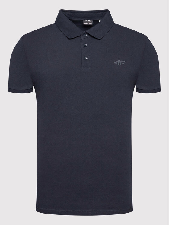 4F 4F Polo NOSH4-TSM356 Granatowy Regular Fit