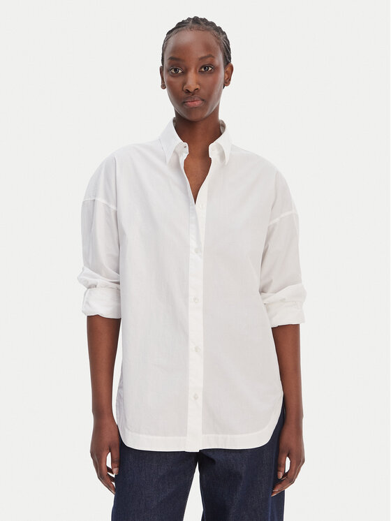 BOSS BOSS Сорочка C_Bostatta 50553890 Білий Oversize