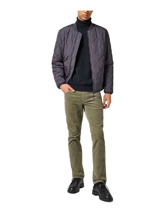 Wrangler Wrangler Spodnie materiałowe 112355087 Zielony Straight Fit