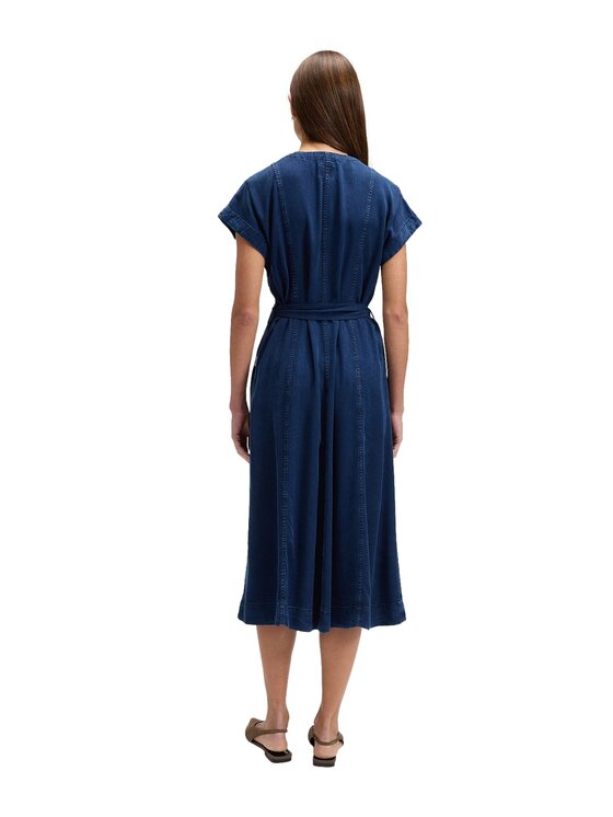 Lee Lee Sukienka jeansowa 112376936 Granatowy Regular Fit