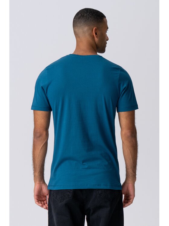 TeeShoppen TeeShoppen T-Shirt Organiczna koszulka Niebieski Regular Fit