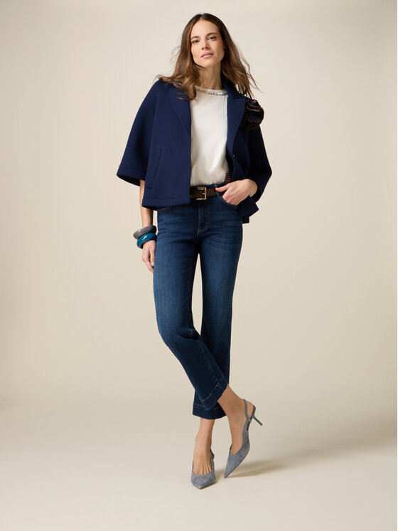 Oltre Oltre Jeans P451R008857N034 Blu Slim Fit