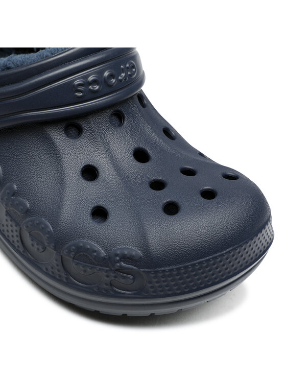Crocs Crocs Klapki Baya Lined Clog K 207500-463 Granatowy