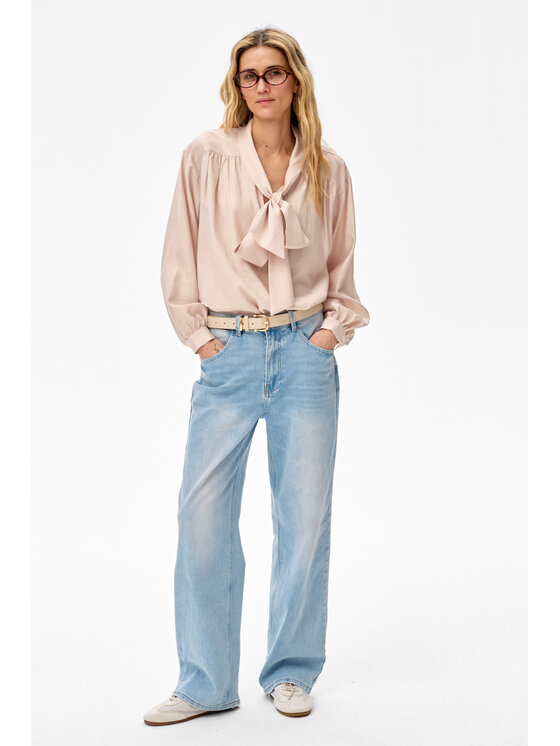 blue shadow blue shadow Bluzka Lea Beżowy Regular Fit