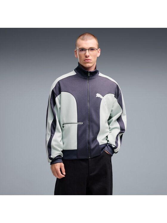 Puma Puma Bluza 636735 Fioletowy Regular Fit