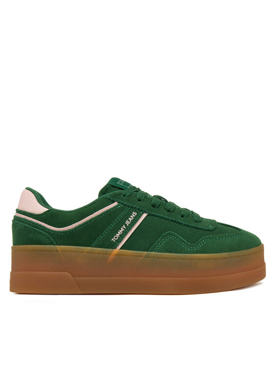 Tommy Jeans Tommy Jeans Снікерcи EN0EN02734 Зелений