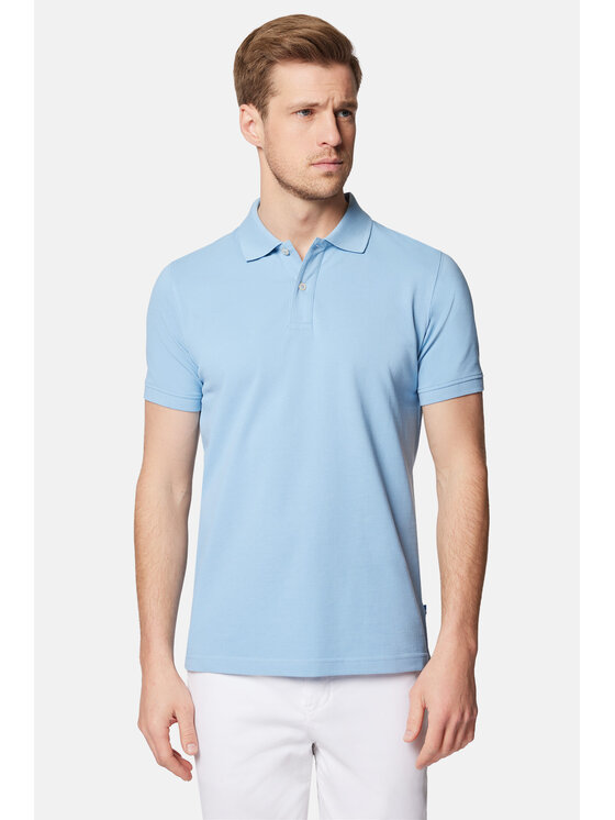 Lancerto Lancerto Polo Jakob PO073124000006 Niebieski Regular Fit