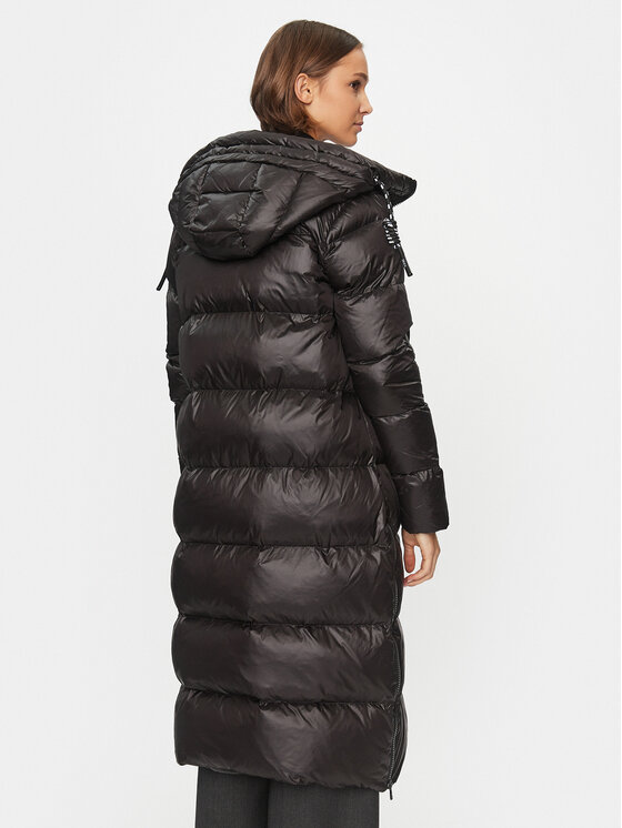 Deha Deha Пуховик D93583 Чорний Regular Fit