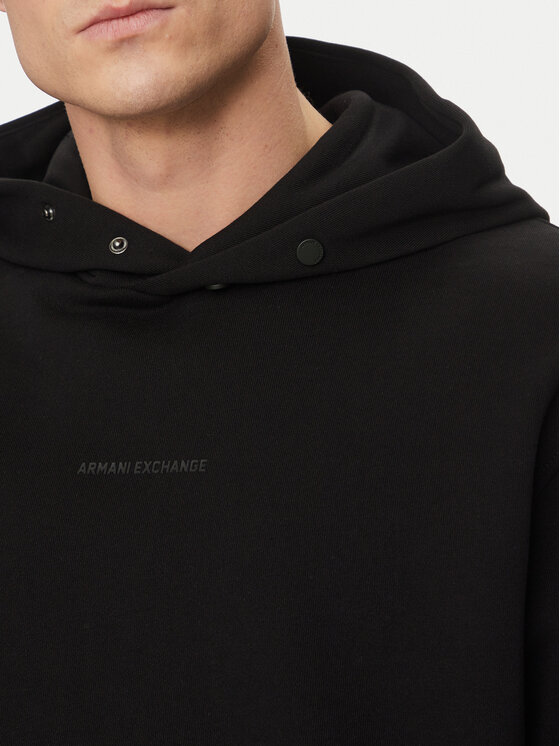 Armani Exchange Armani Exchange Mikina 6DZMLJ ZJ4XZ 1200 Černá Regular Fit